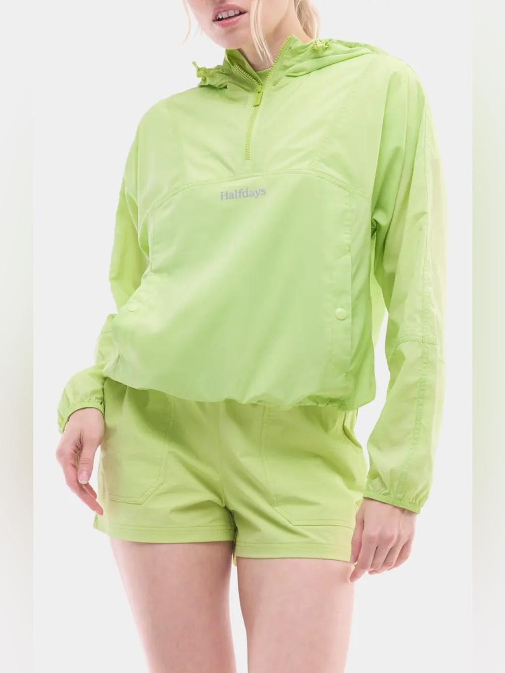 *New* Halfdays Joyner Windbreaker Anorak, Size Large